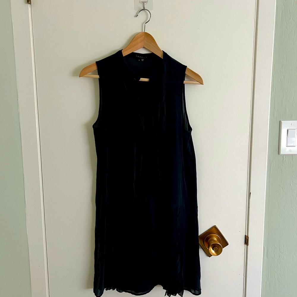 Theory dress sheer silk